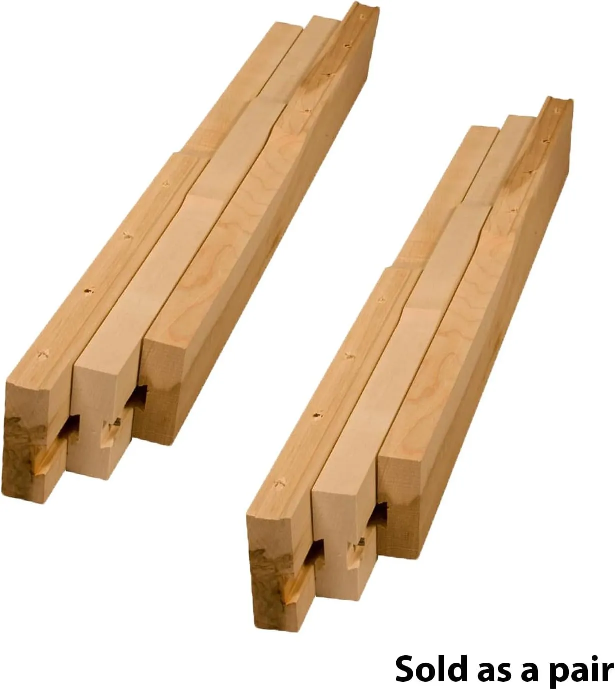Osborne Standard Wooden Table Slide Set, 26" Standard Table Slide (Allows for 26" Opening), Standard Table Extension for Table with 4 Legs
