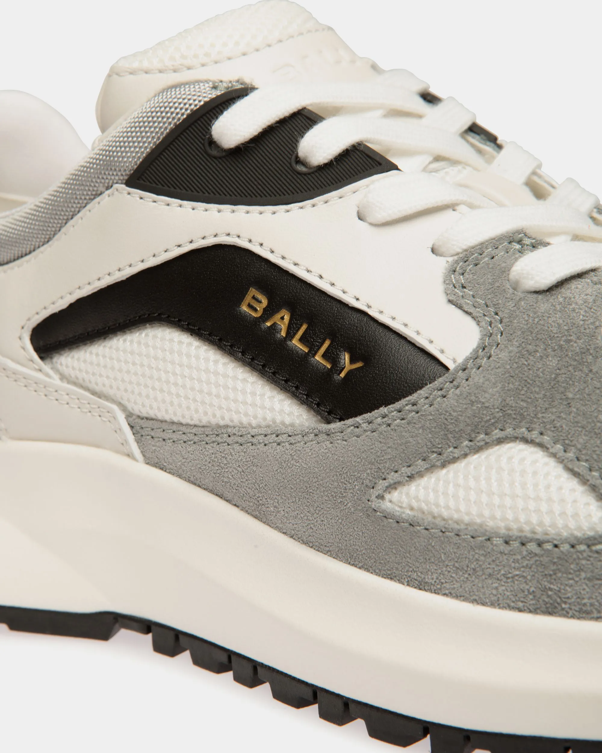 Outline Sneaker in Multicolor Leather and Nylon