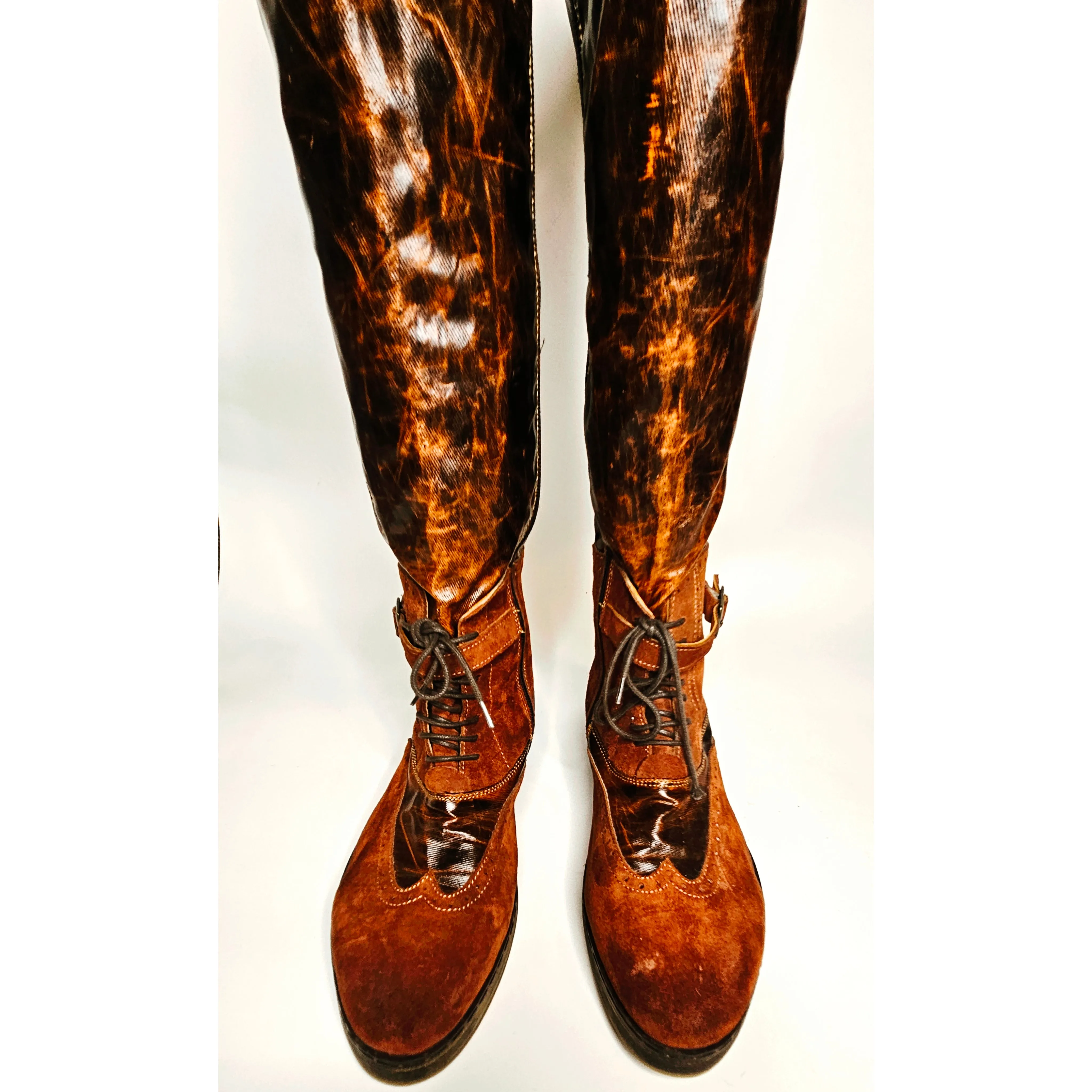 Oxford Style Tall Boots
