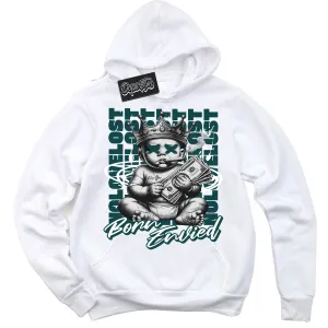 Oxidised Green 4s Sneaker Hoodie Born Envied Graphic