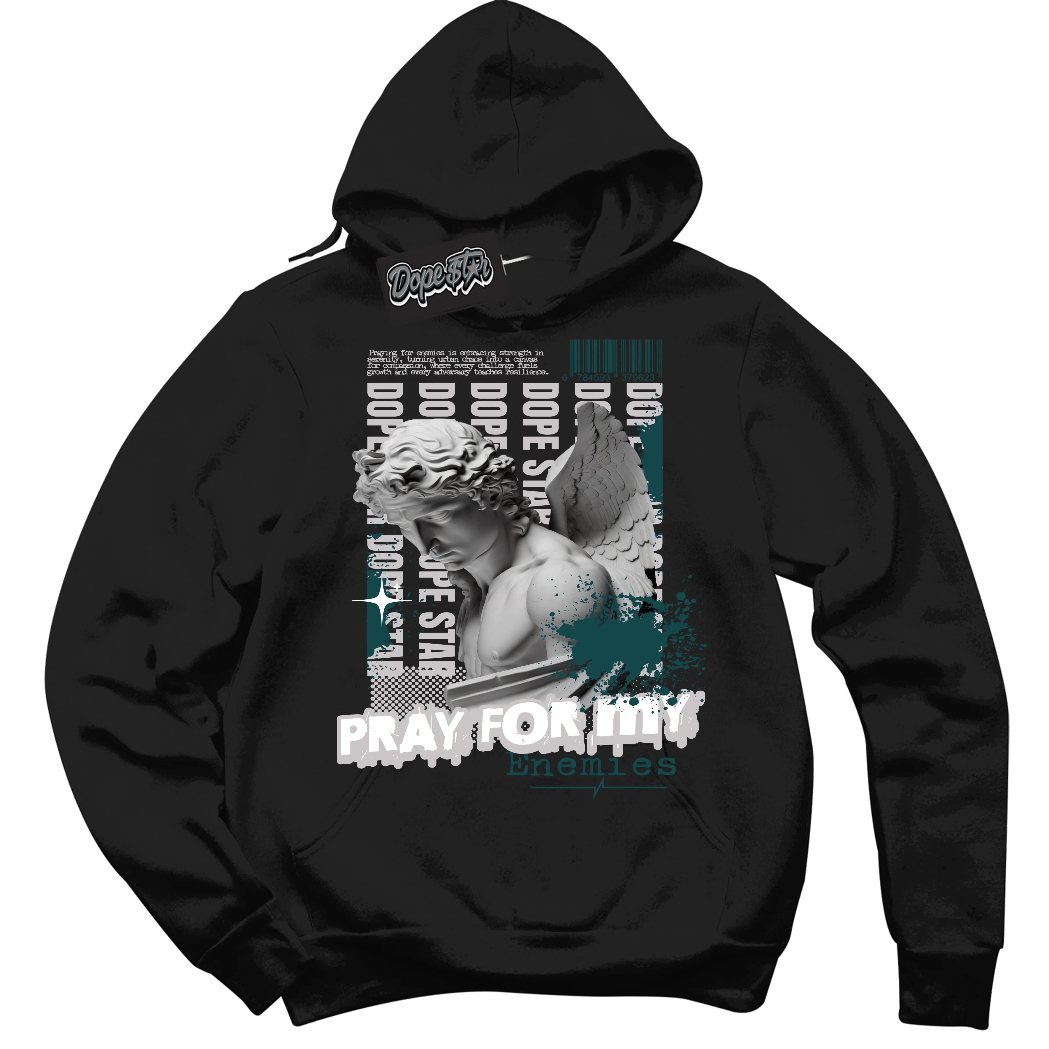 Oxidized Green 1s Sneaker Hoodie Pray Enemies Graphic