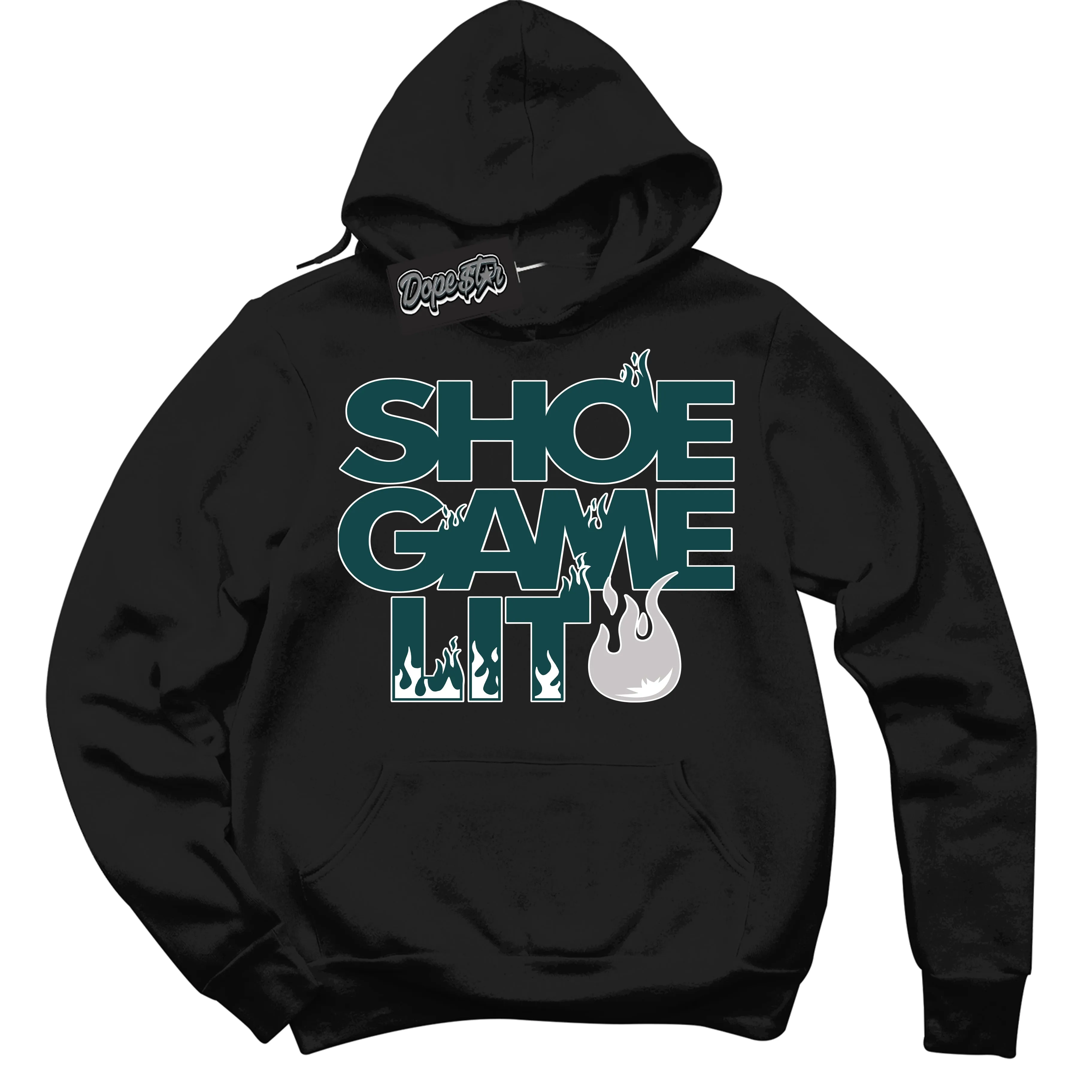Oxidized Green 1s Sneaker Hoodie Shoe Game Lit Graphic