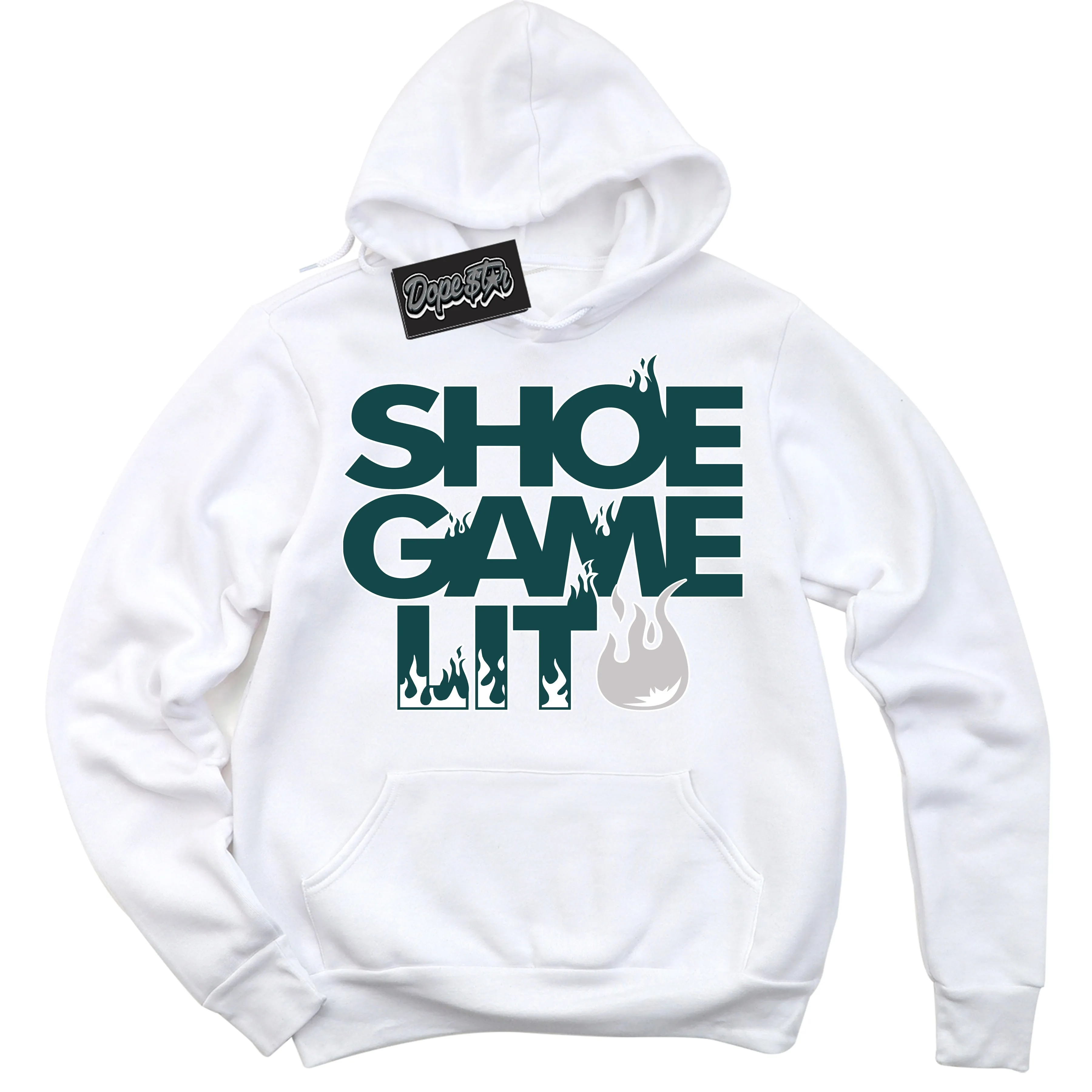 Oxidized Green 1s Sneaker Hoodie Shoe Game Lit Graphic
