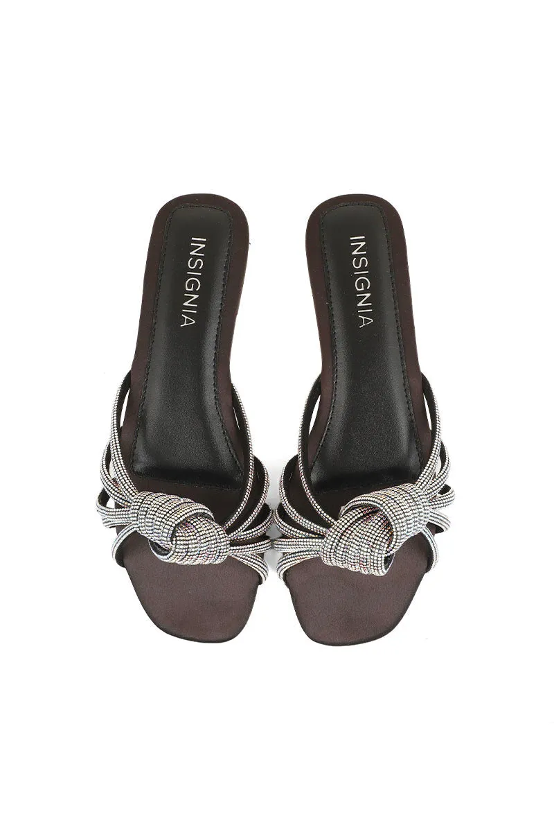 Party Wear Slip On I29242-Black