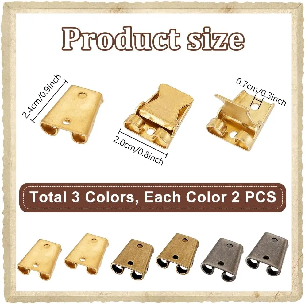 PH PandaHall Bolo Tie Buckle Blank Bolo Tie Slider Clasp, Antique Alloy Bolo Tie Replacement Tips for DIY Crafts