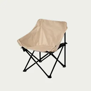 Portable Camping Chair, Ultra Lightweight Folding Picnic Chair, Suitable for Travel, Picnicking, Hiking, Fishing (Beige,Twin)
