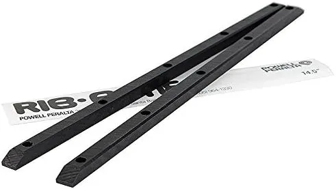 Powell Peralta Old School Skateboard Rails 14.5 in Black Rib Bones Re-Issue