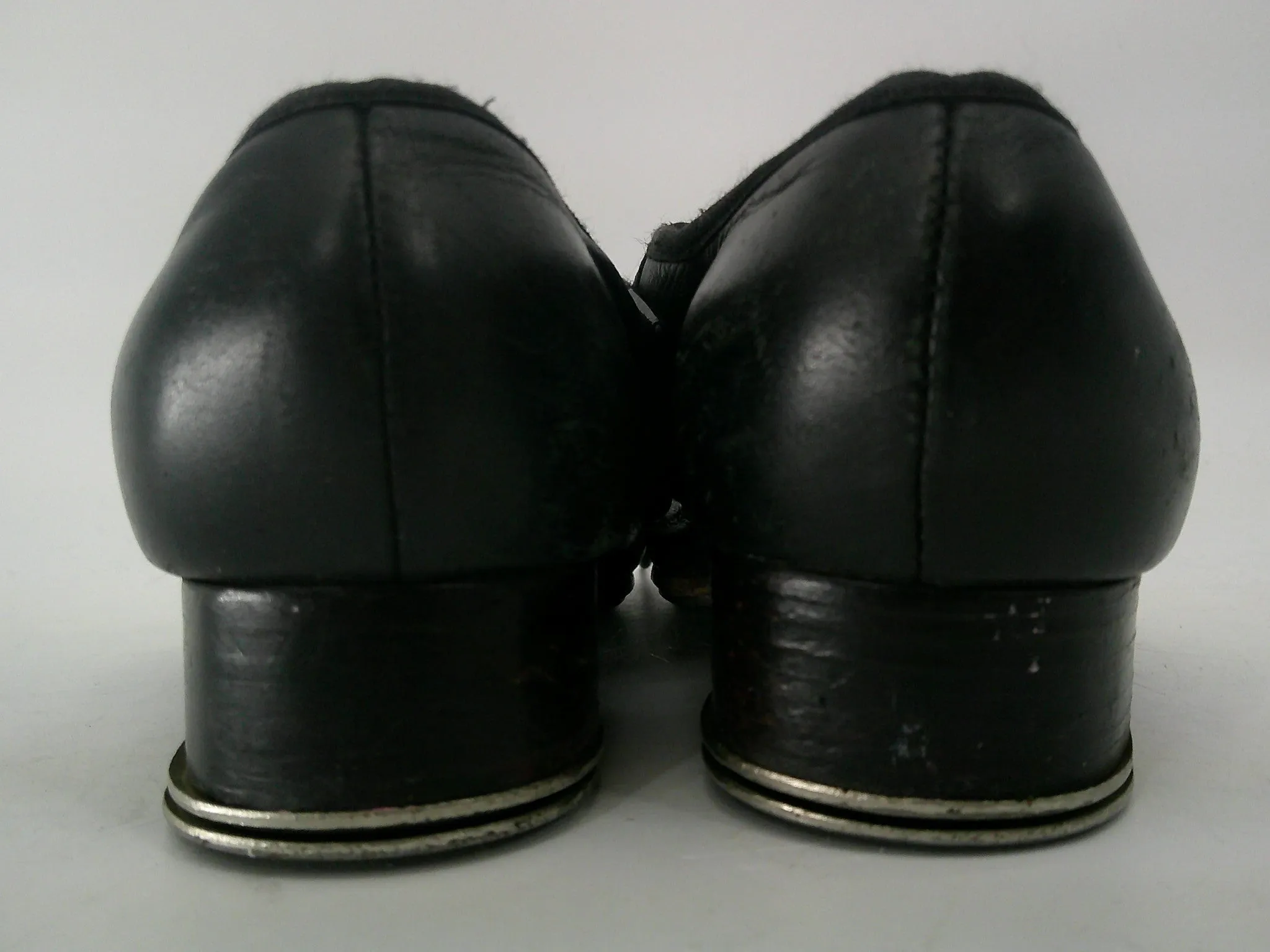 Pre-Owned Clogging Shoes Steven Stompers Adult 6M Oxford Leather  Split Sole