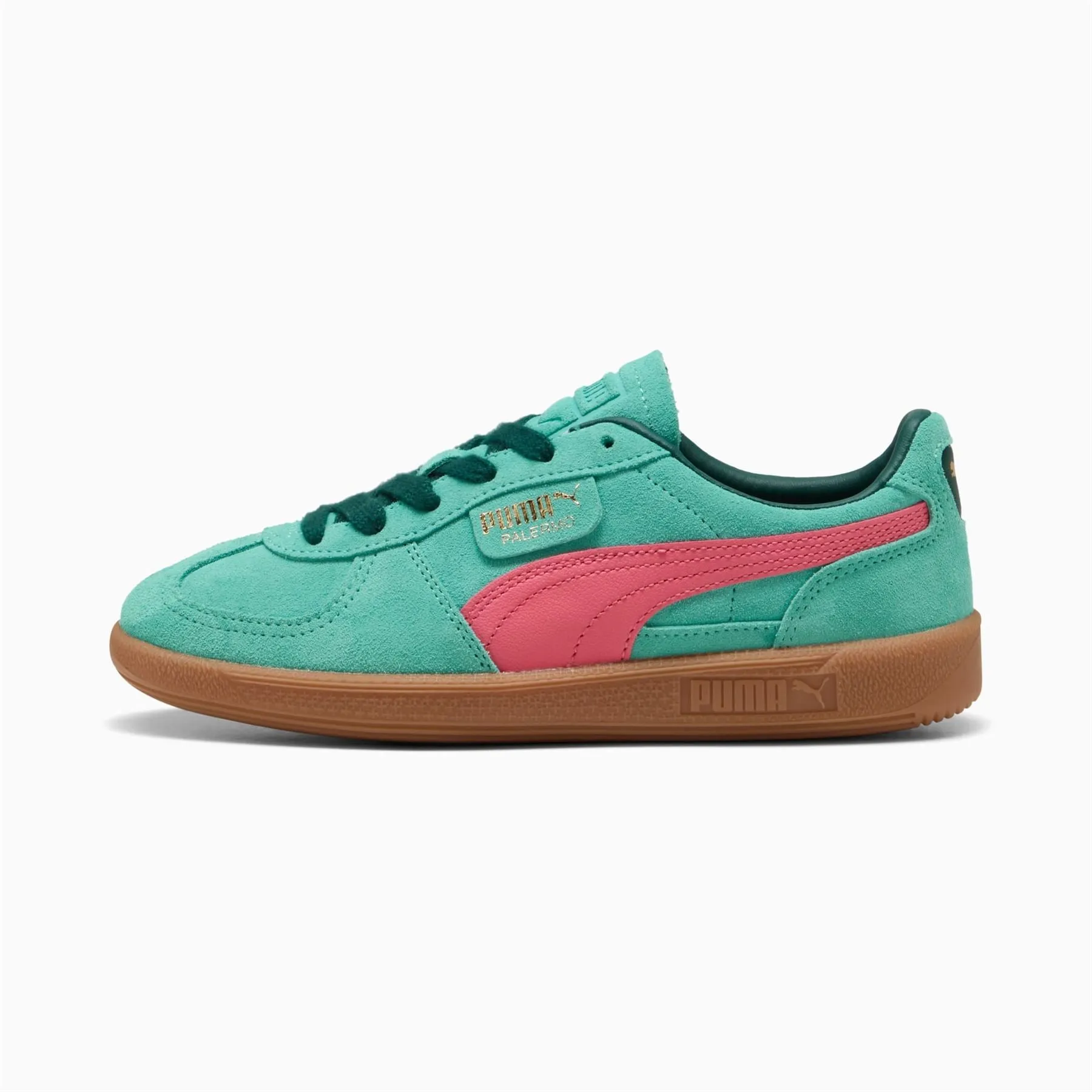 Puma Palermo Leather Aquatic/Dark Myrtle Trainers