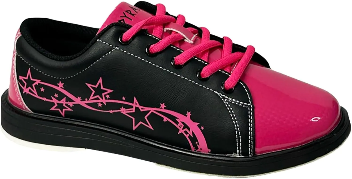 Pyramid Women's Rise Black/Hot Pink Bowling Shoes