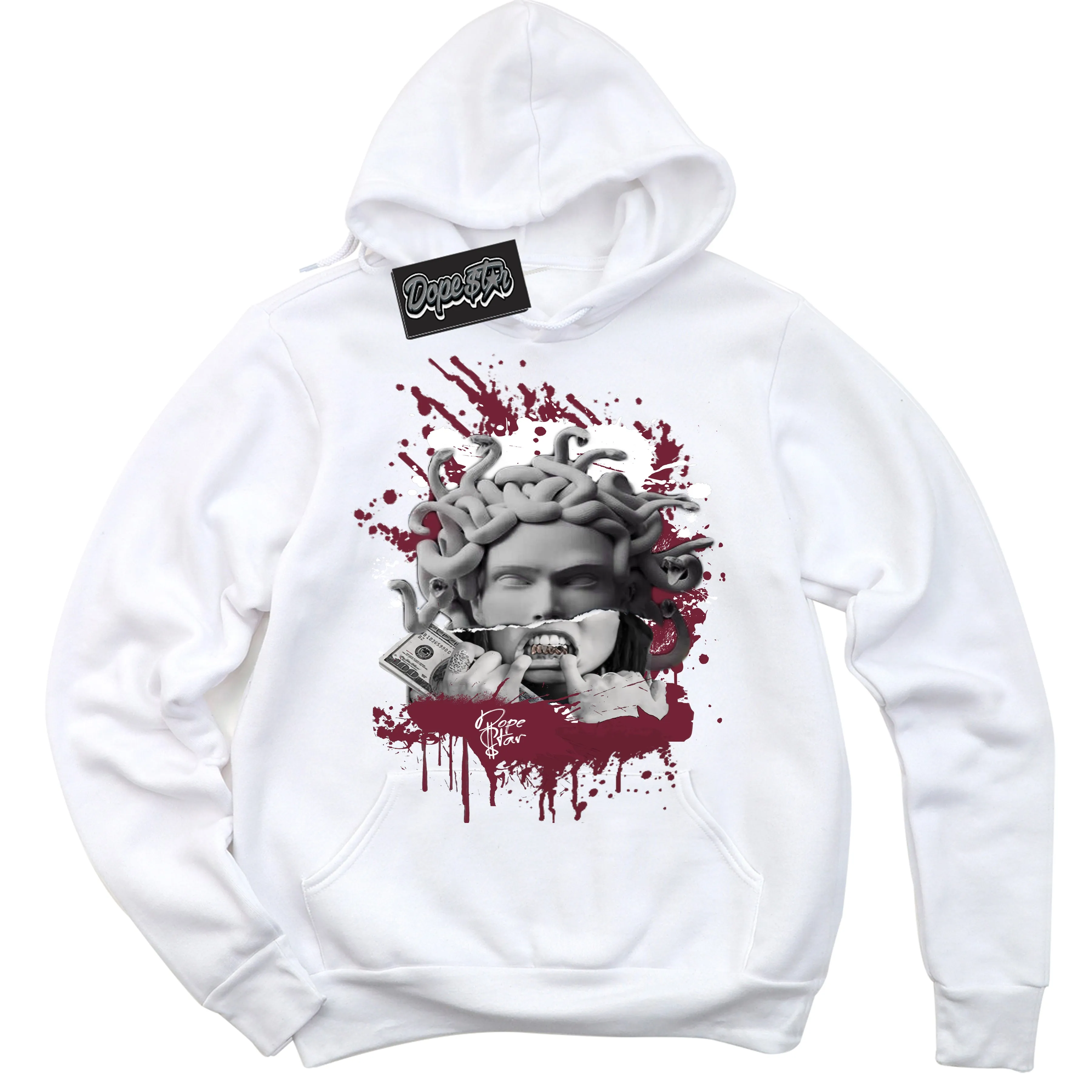 Rings Team Red 6s Sneaker Hoodie Medusa Graphic