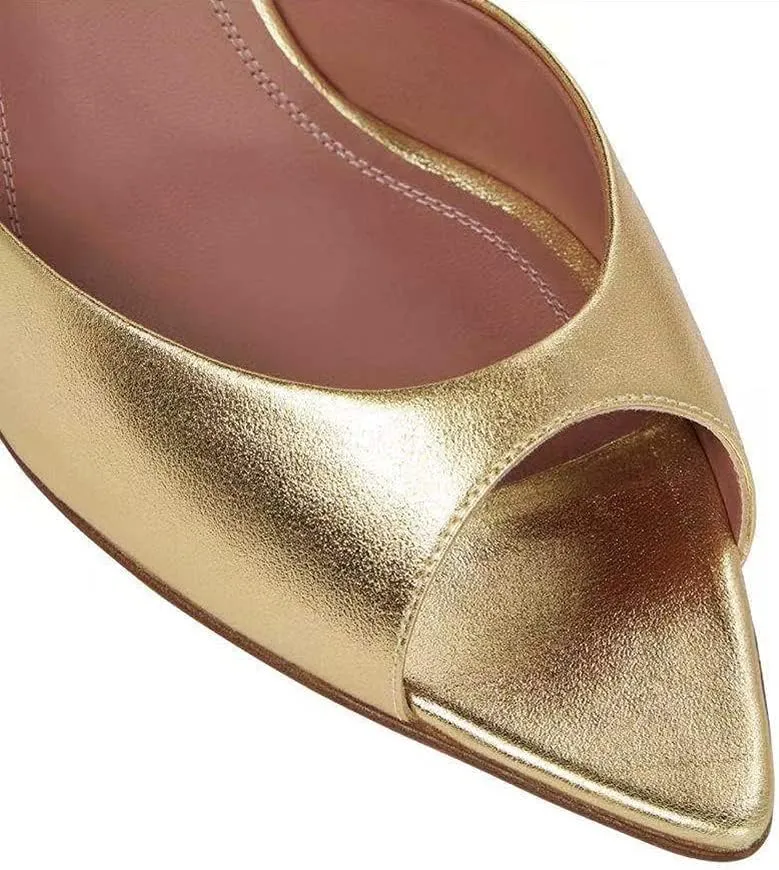 Roimaash Women Fashion Summer Slide Shoes Peep Toe Slip on Sandals