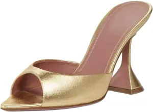 Roimaash Women Fashion Summer Slide Shoes Peep Toe Slip on Sandals