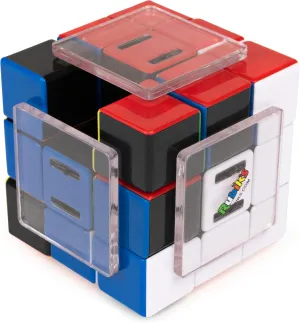 Rubik’s Slide, New Advanced 3x3 Cube Classic Color-Matching Problem-Solving Brain Teaser Puzzle Game Toy, for Kids and Adults Aged 8 and up
