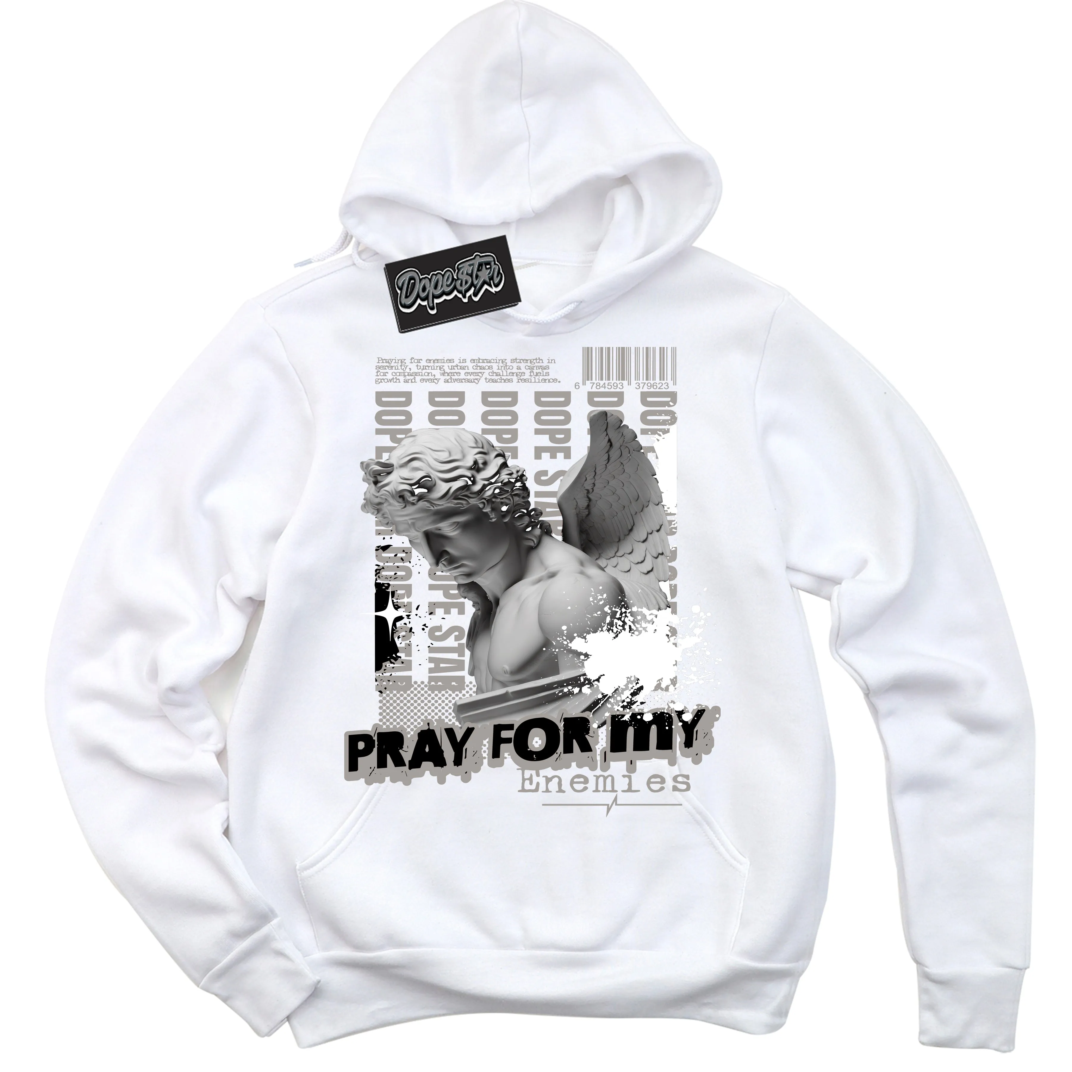 Satin Shadow 1s Sneaker Hoodie Pray Enemies Graphic
