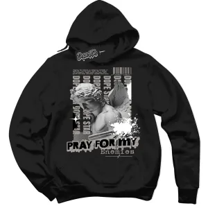 Satin Shadow 1s Sneaker Hoodie Pray Enemies Graphic