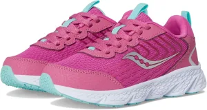Saucony Wind 3.0 (Little Big Kid) Sneaker, Pink, 4.5 US Unisex
