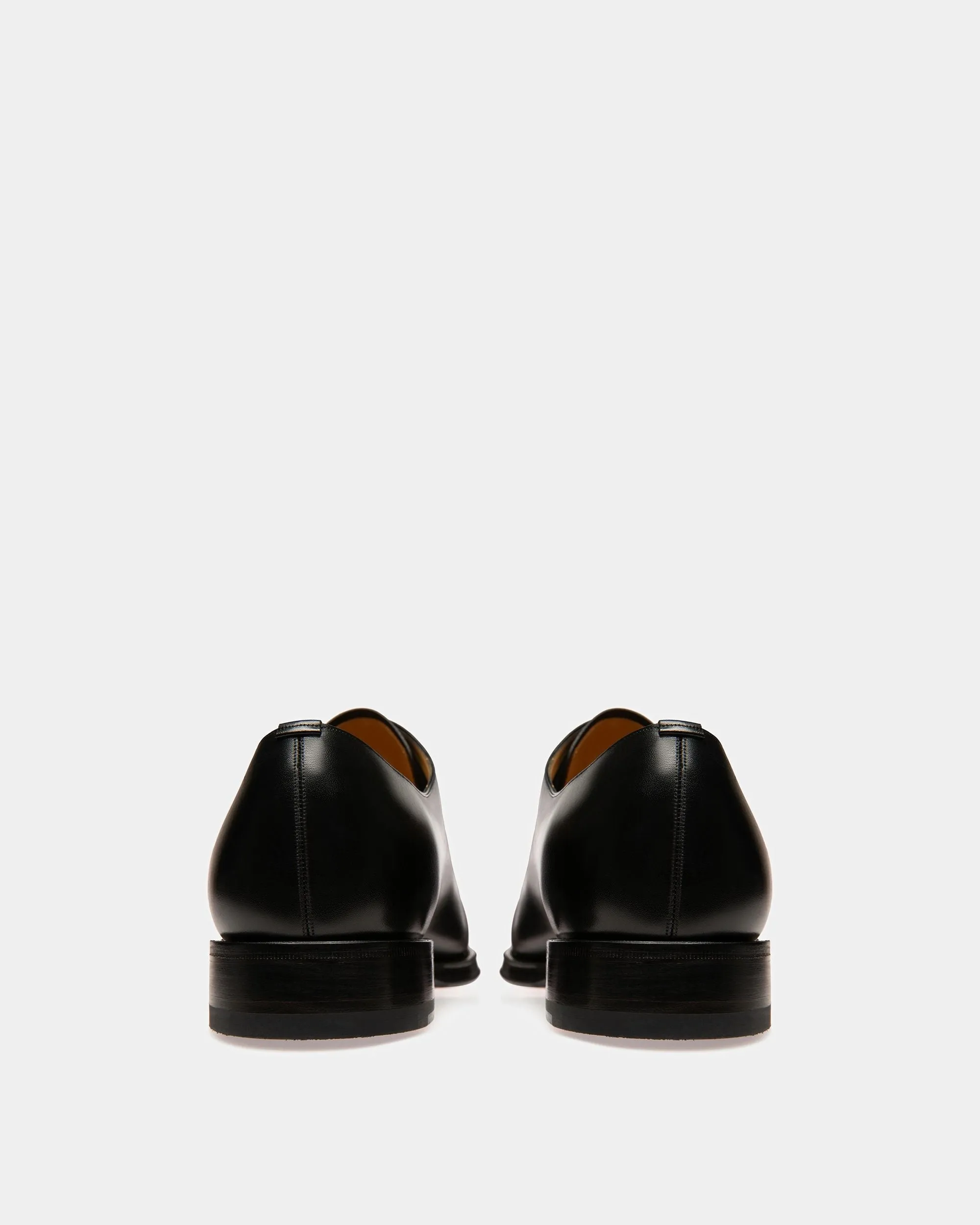 Scolder Leather Oxfords In Black