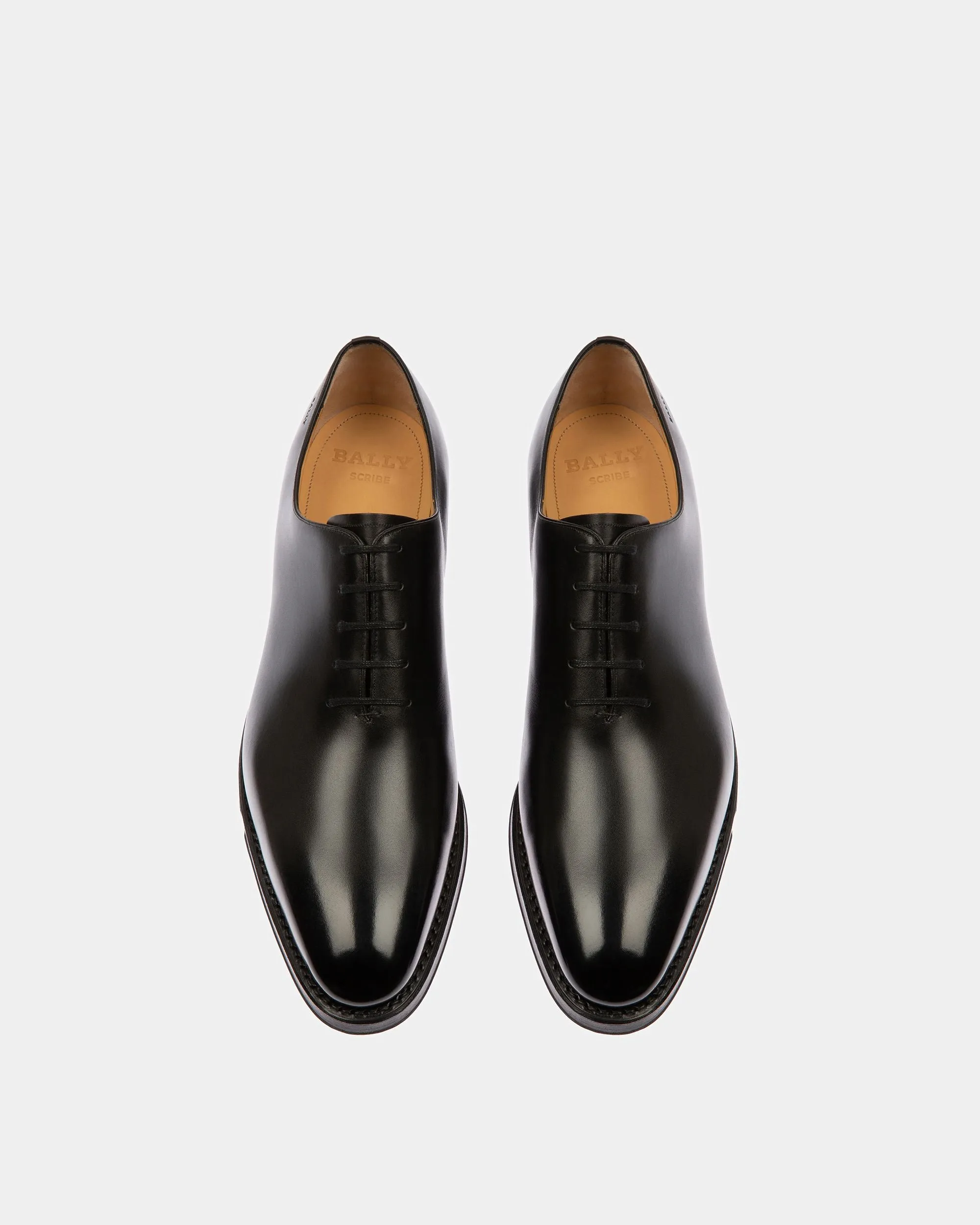 Scolder Leather Oxfords In Black