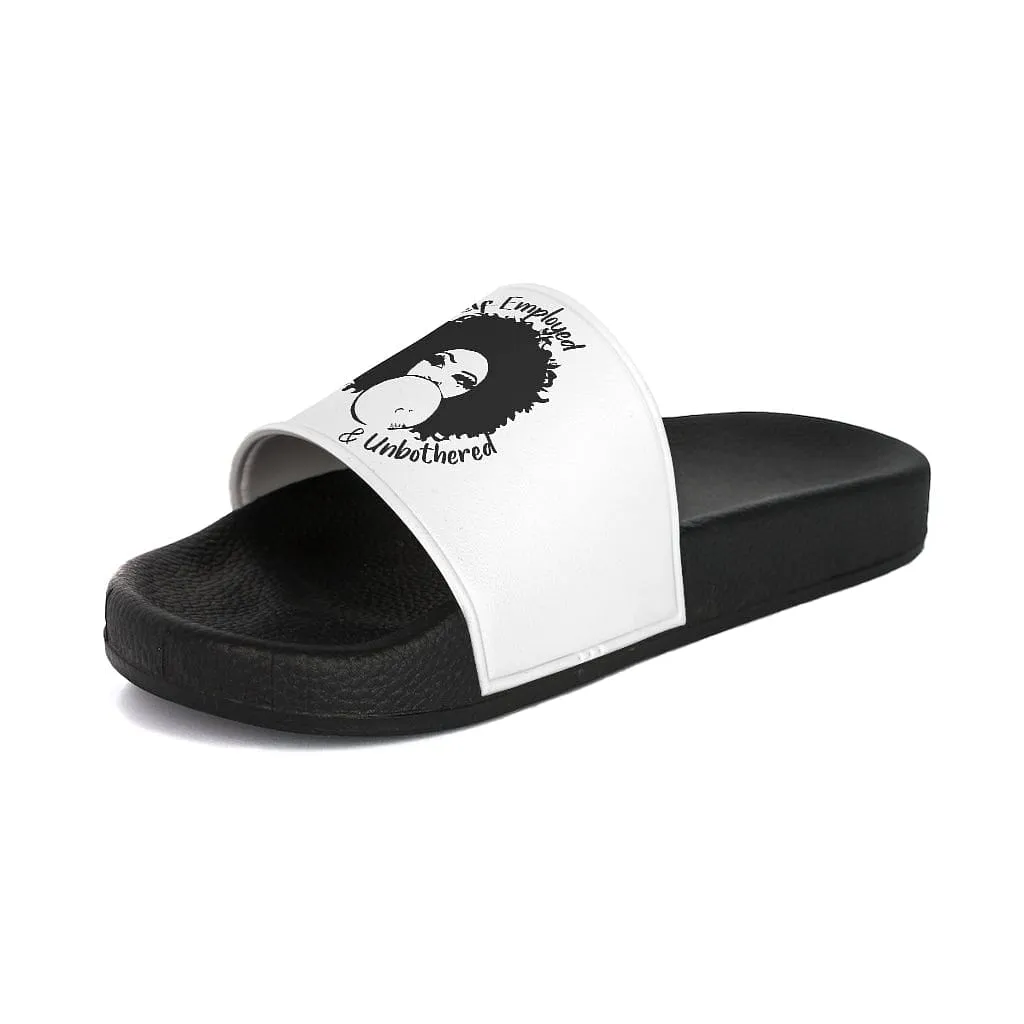 Self-Employed &  Unbothered Women's Slide Sandals