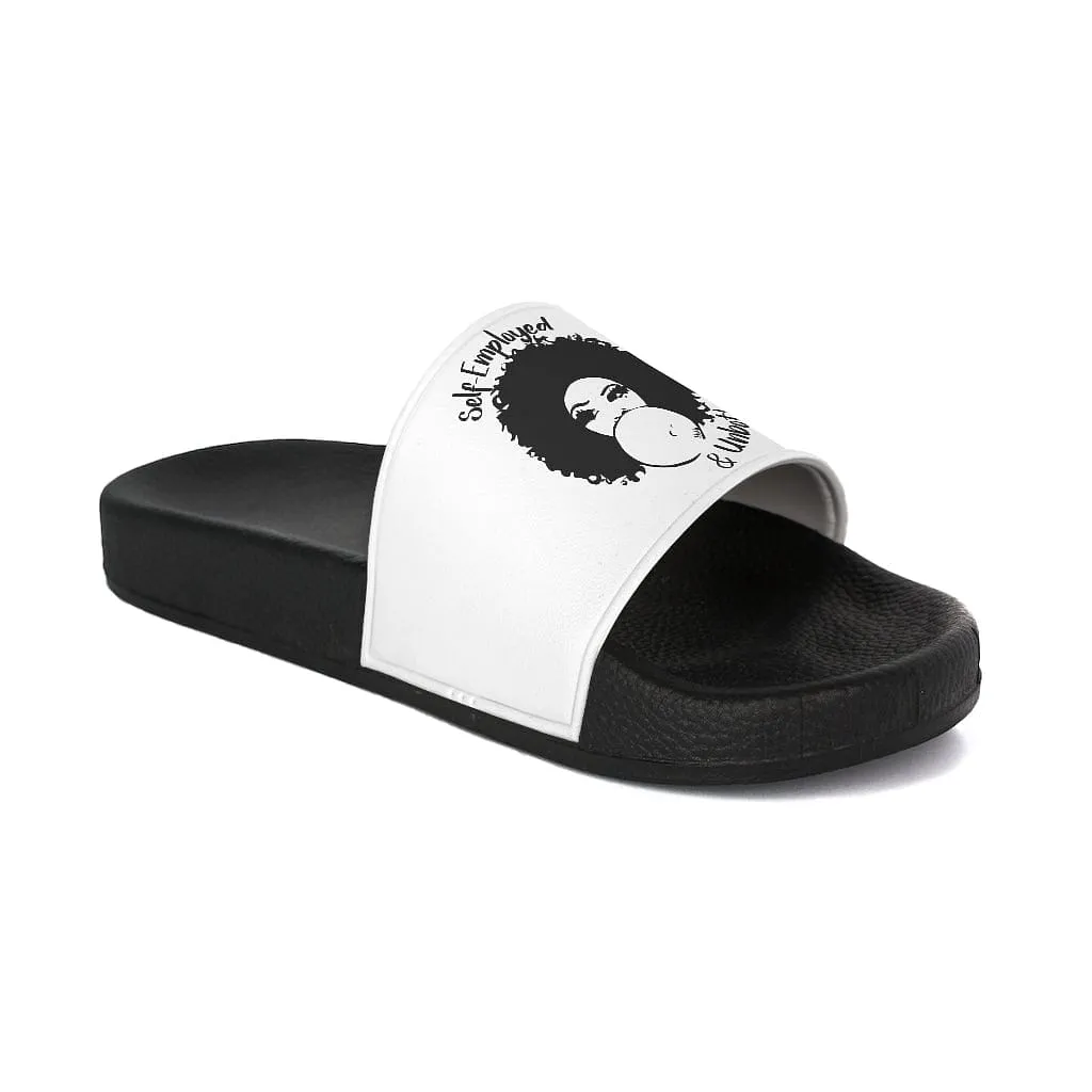 Self-Employed &  Unbothered Women's Slide Sandals