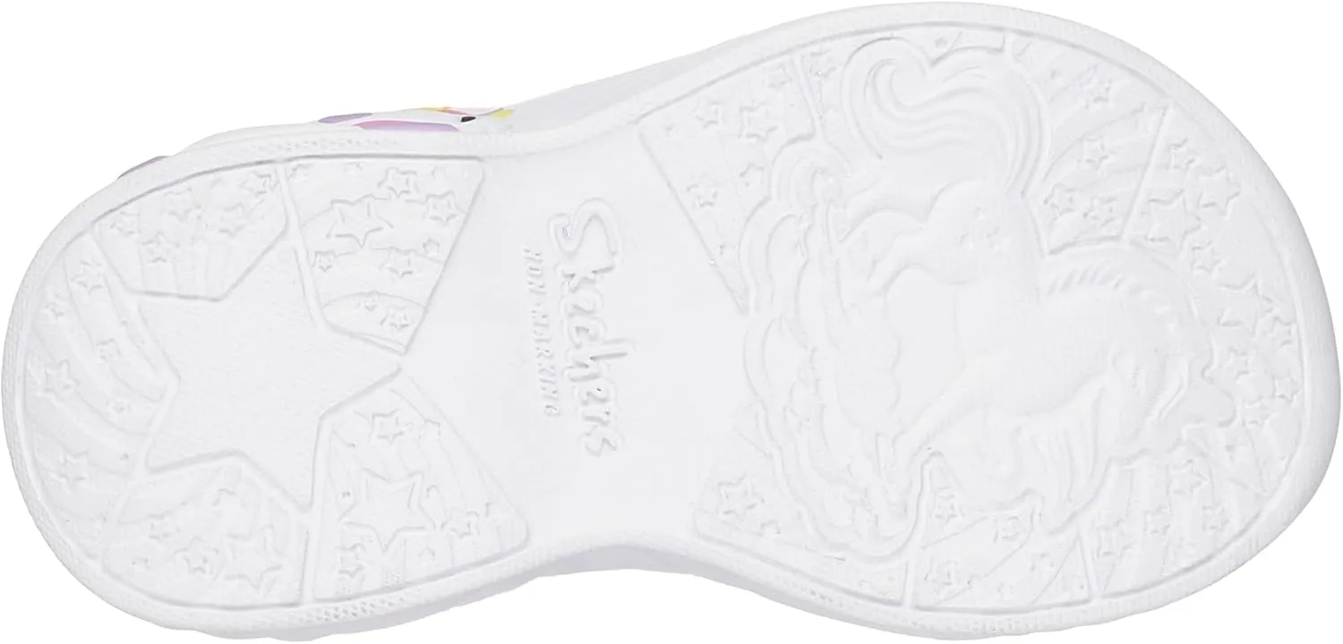 SKECHERS Girl's Unicorn Sandal-Dream Sneaker