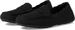 SKECHERS Women's Slip On Driving Style Loafer, Black, 5