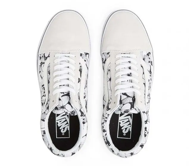 SKOOL OLD All-in-one collection | WHITE (BUTTERFLY) | TRUE BLACK VANS Extensive collection