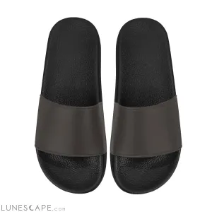 Slip On Beach Slides - Brown