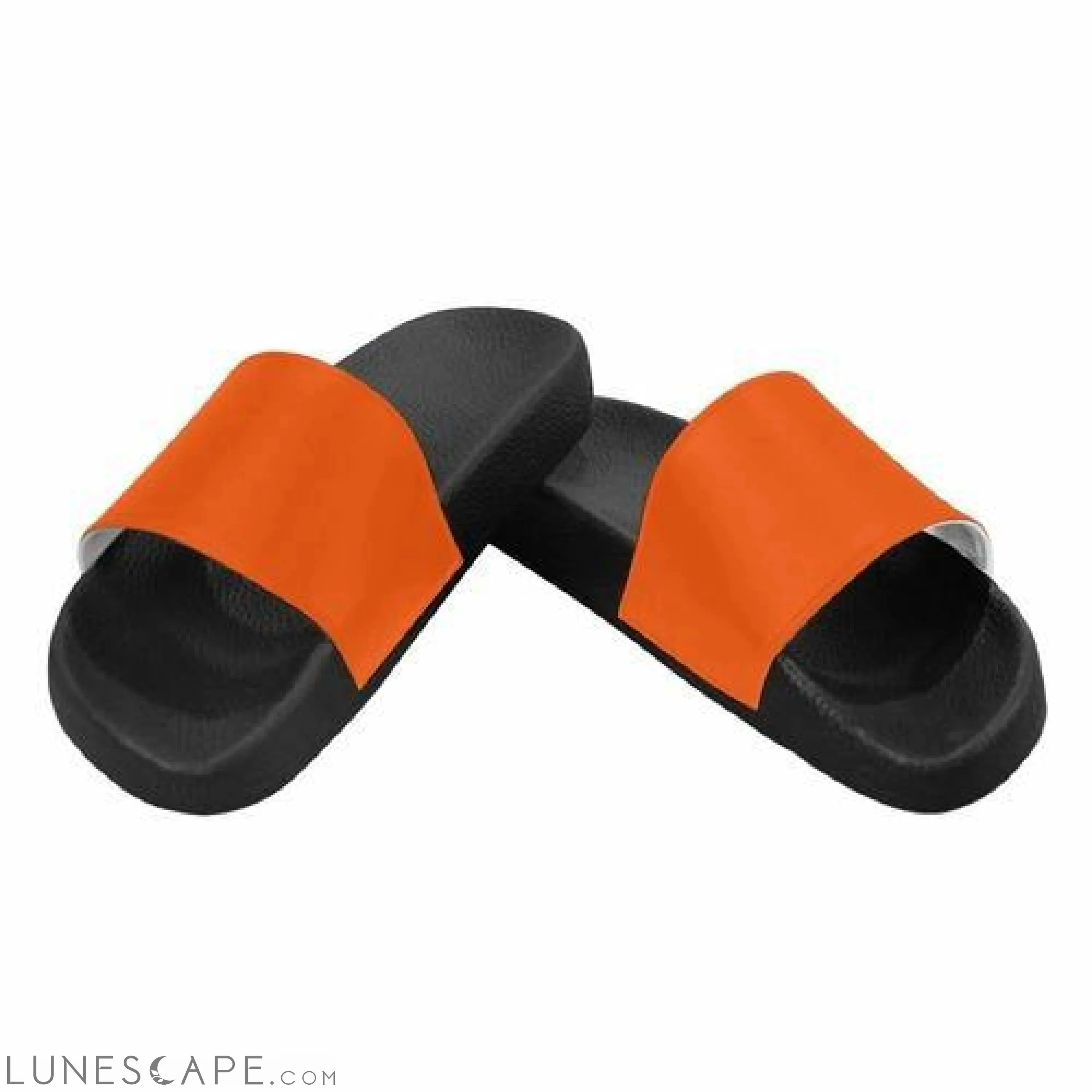 Slip On Beach Slides - Tangerine
