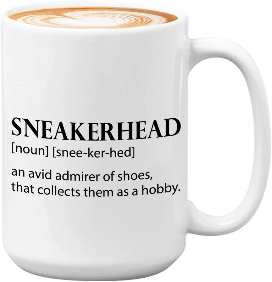 Sneaker Lover Coffee Mug - Sneakerhead An Avid Admirer Of Shoes - Pop Culture Teen Teenager Shoes Men Kid Hip Hop Collection Fan Collector Skate Boy
