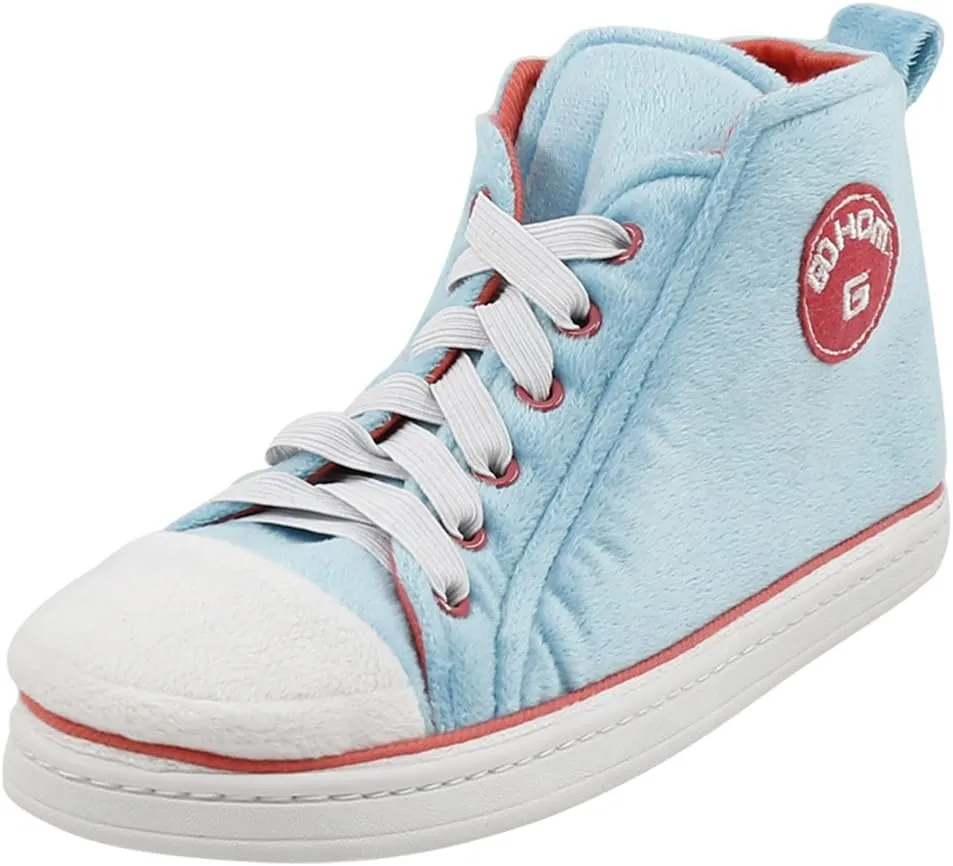 Sneaker Slippers for Women Fashion Indoor House Slipper Boots, Women's Super Soft Warm High Top Plush House Shoes for Women Slippers
