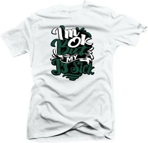 SNELOS Jordan 4 Oxidized Green Tee - Match Sneaker Jersey - Drippy Shirt