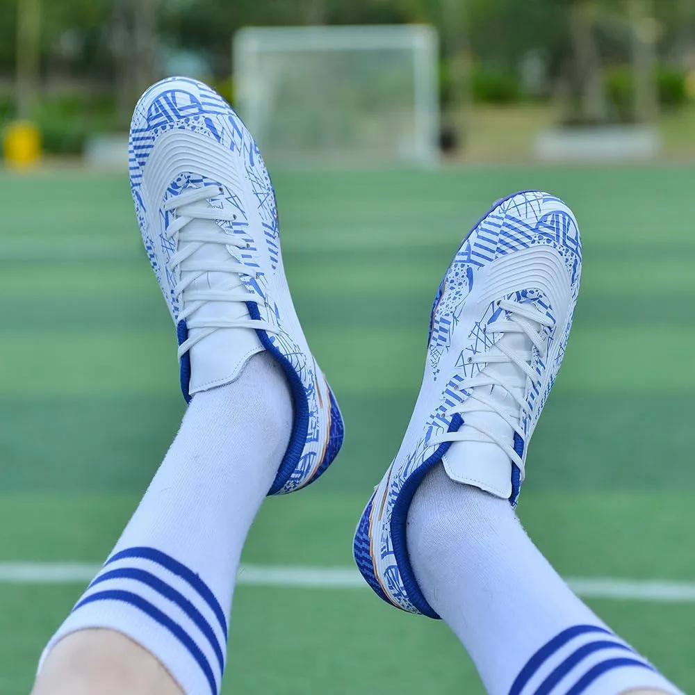 Soccer Cleats for Mens Womens Indoor Soccer Shoes Unisex Baseball Turf Shoes Youth Rugby Shoes Adult AG FG TF Football Boots Wide Training Sneaker
