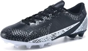 Soccer Cleats for Mens Womens Indoor Soccer Shoes Unisex Baseball Turf Shoes Youth Rugby Shoes Adult AG FG TF Football Boots Wide Training Sneaker