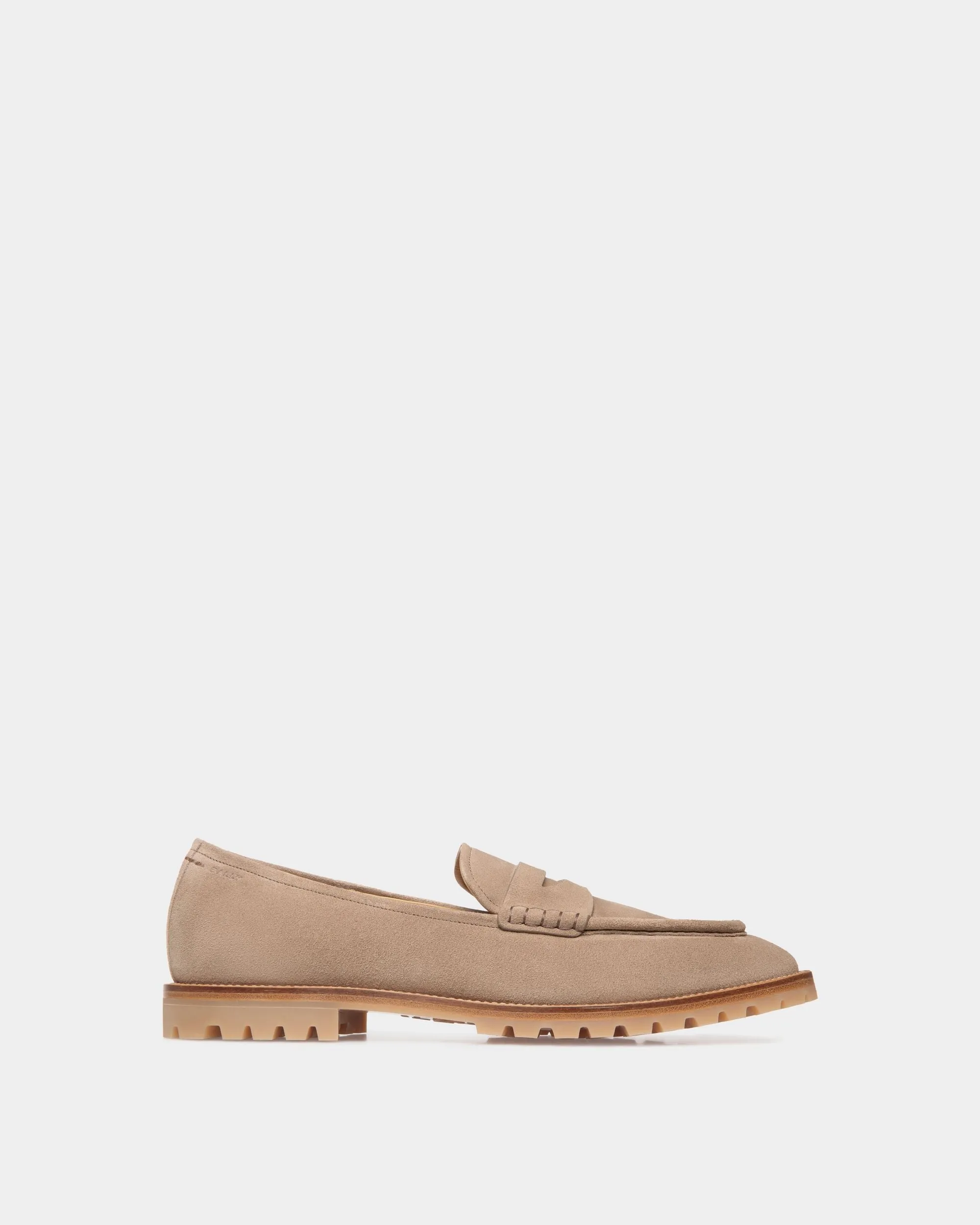 Solaria Loafer in Taupe Suede