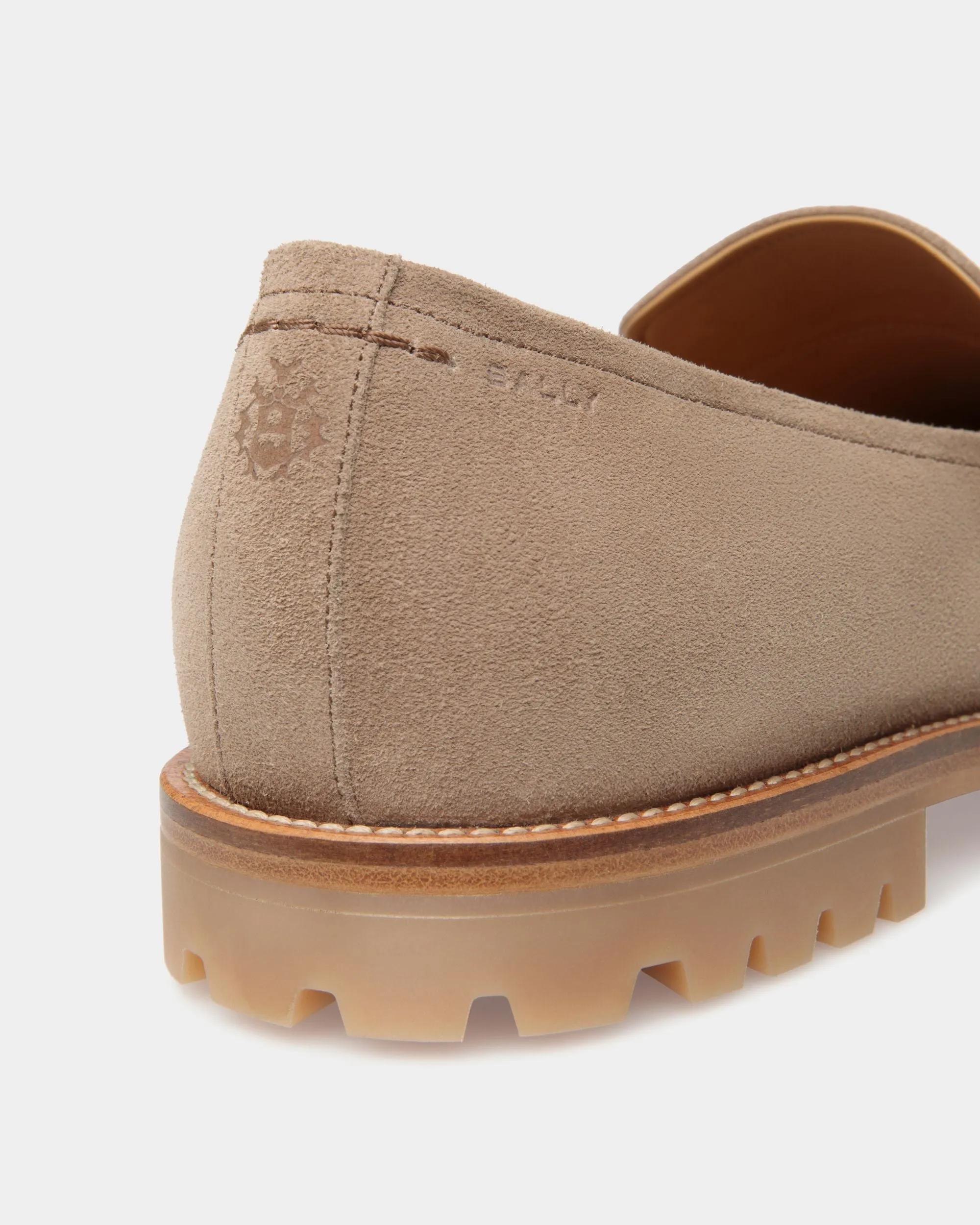 Solaria Loafer in Taupe Suede