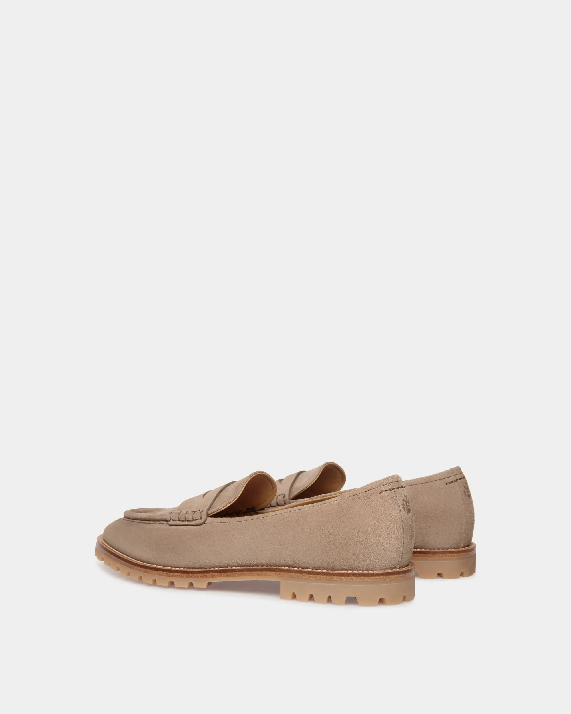Solaria Loafer in Taupe Suede