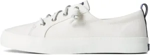 Sperry Women's Crest Vibe Sneaker, White, 8.5 Wide