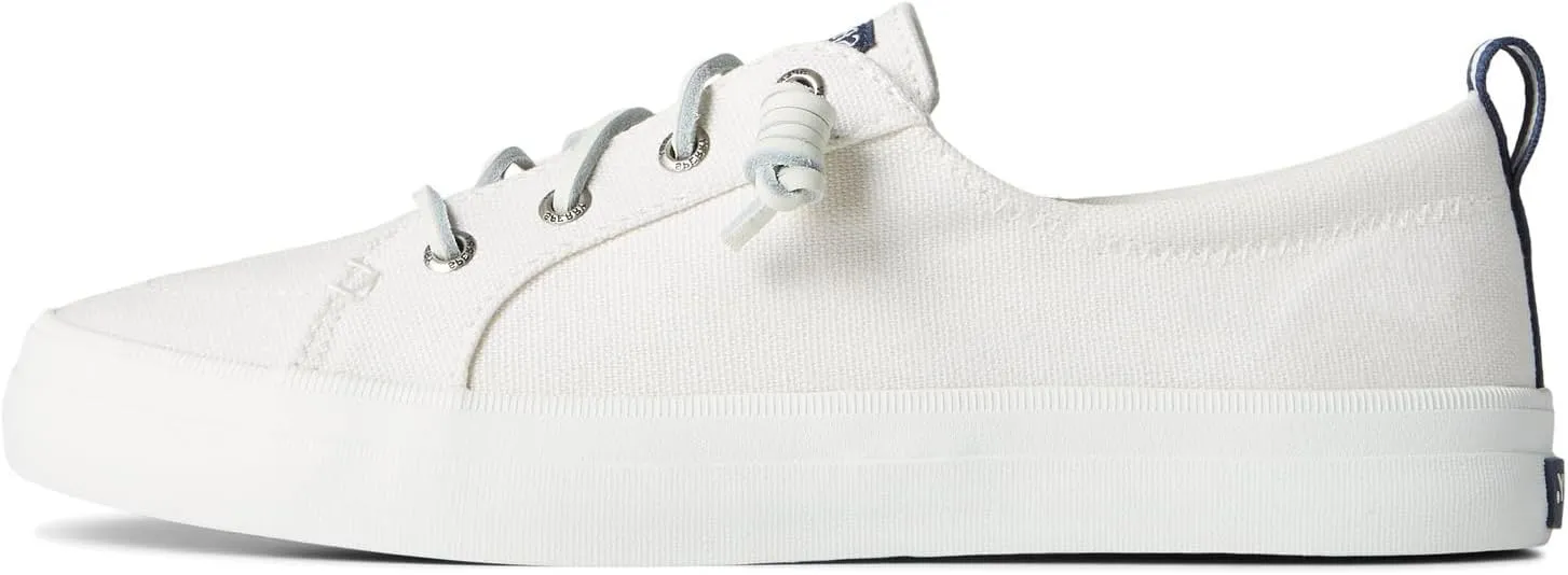 Sperry Women's Crest Vibe Sneaker, White, 8.5 Wide