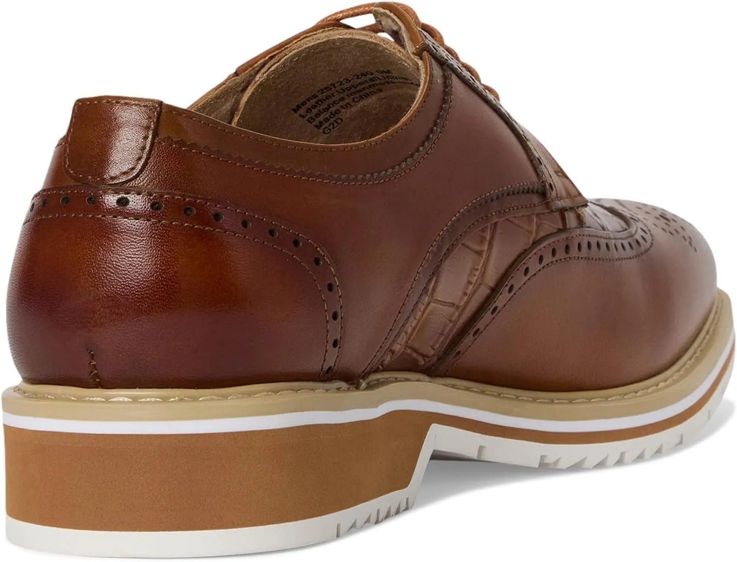 STACY ADAMS Men's Beaumont Wing Tip Lace-up Oxford