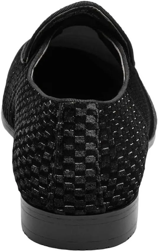 STACY ADAMS Men's Shapshaw Velour Slip on Loafer