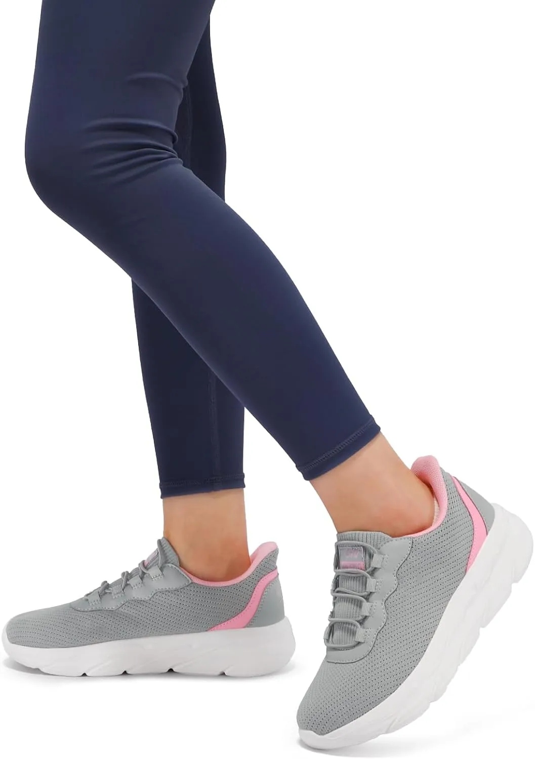 STQ Women's Slip On Walking Shoes Active Cushion Comfortable Tennis Breathable Non Slip Athletic Gym Workout Cross Training Sneakers