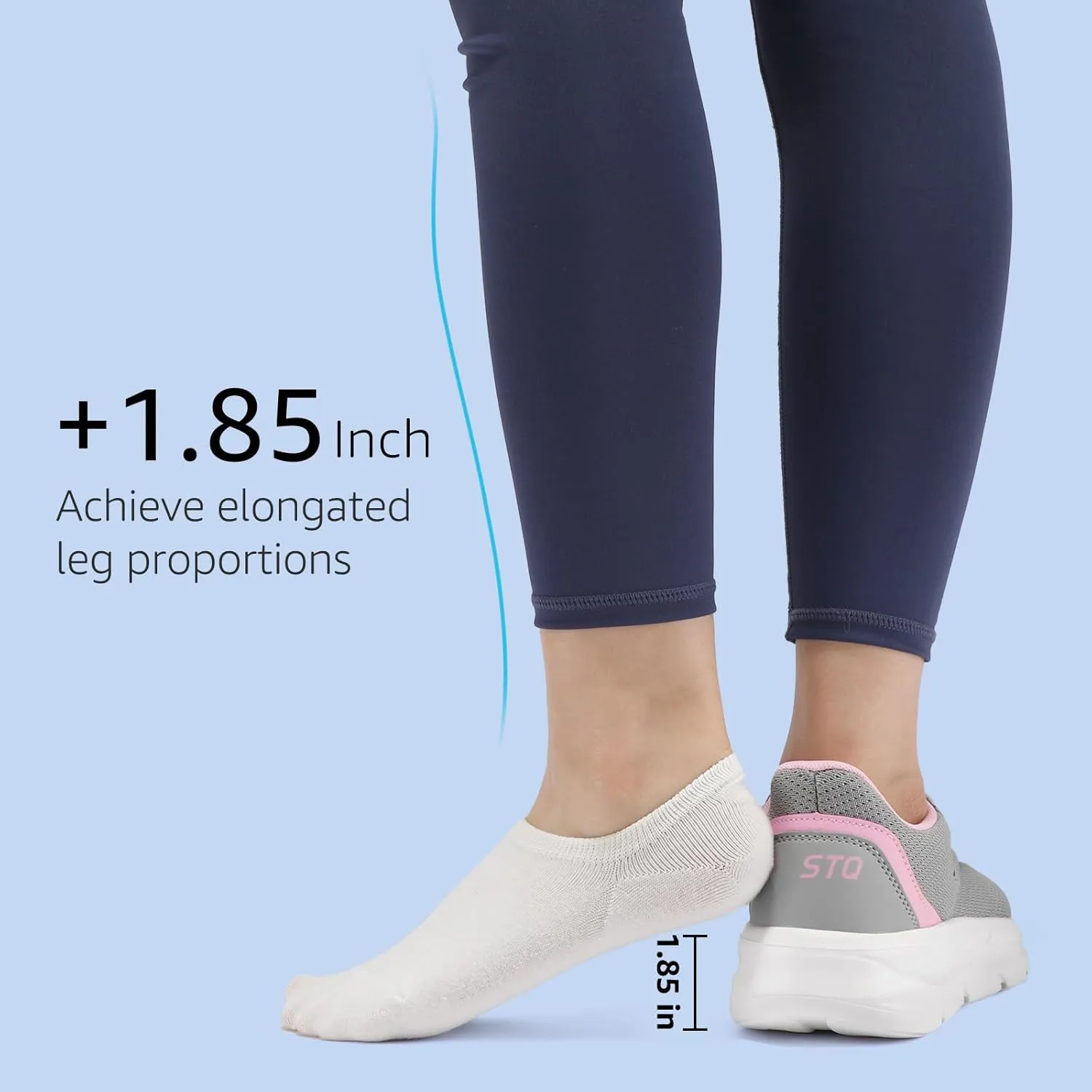STQ Women's Slip On Walking Shoes Active Cushion Comfortable Tennis Breathable Non Slip Athletic Gym Workout Cross Training Sneakers