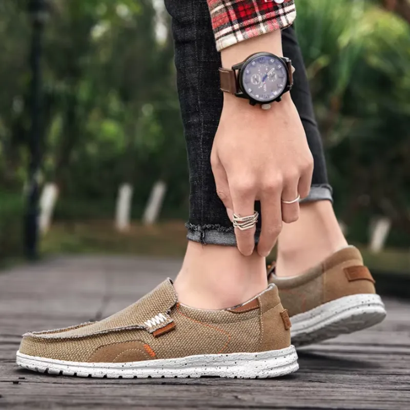 Stride Canvas Slip Ons