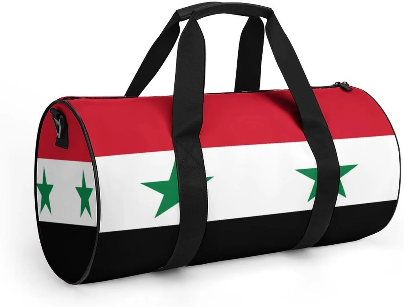 Syria Flag Gym Duffle Bag for Boys Girls with Wet Pocket Sports Weekender Travel Carry On