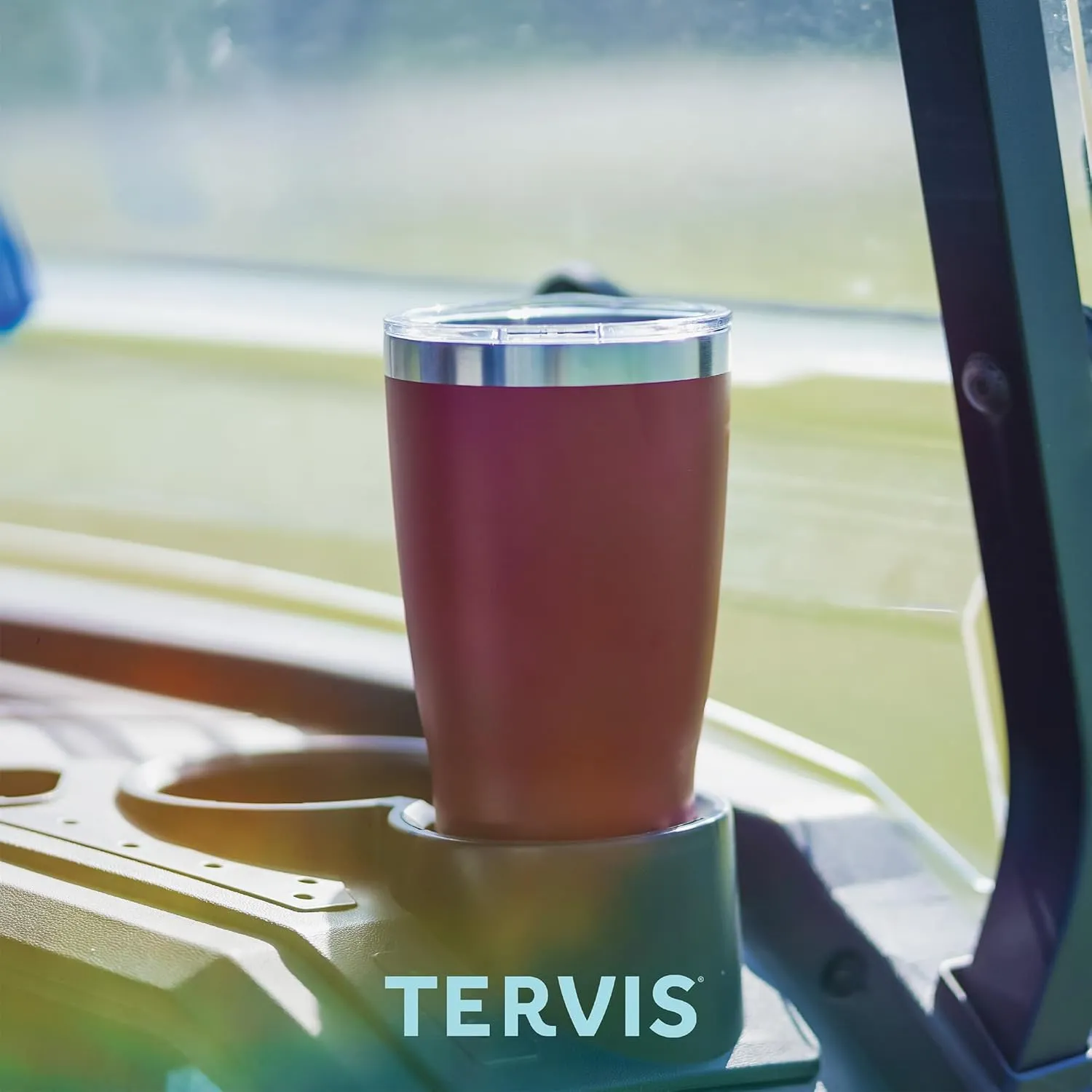 Tervis Traveler NFL Arizona Cardinals - Hype Stripes Triple Walled Insulated Tumbler Travel Cup Keeps Drinks Cold & Hot, 30oz, Stainless Steel
