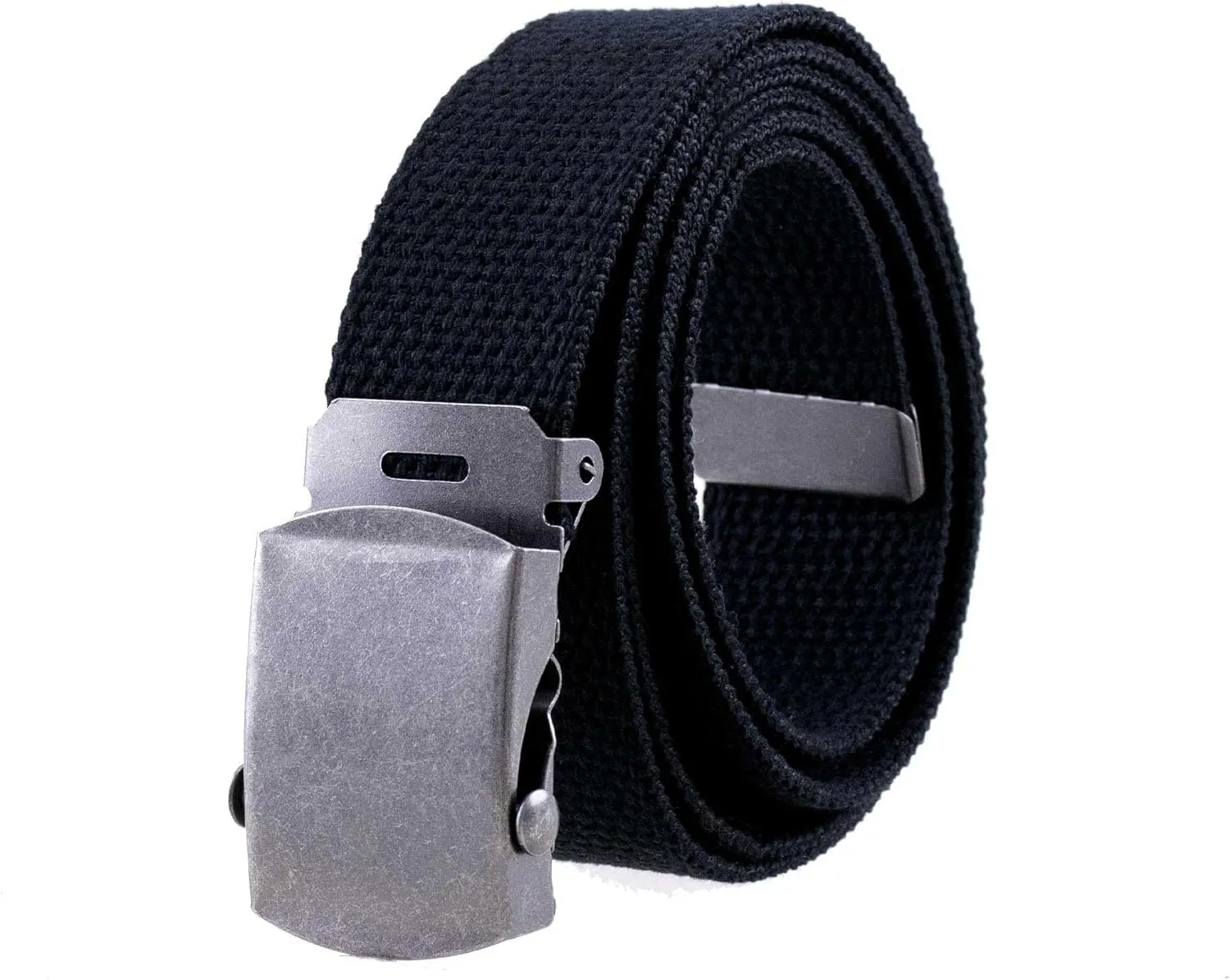 Thomas Bates Cargo Cotton Military Cut to Fit Web Belt with Removable Nickel Buckle