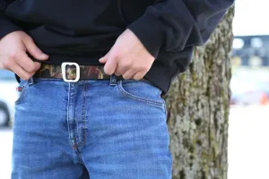 Thomas Bates Dakota Aluminum Slide Web Belt in Colorful Patterns