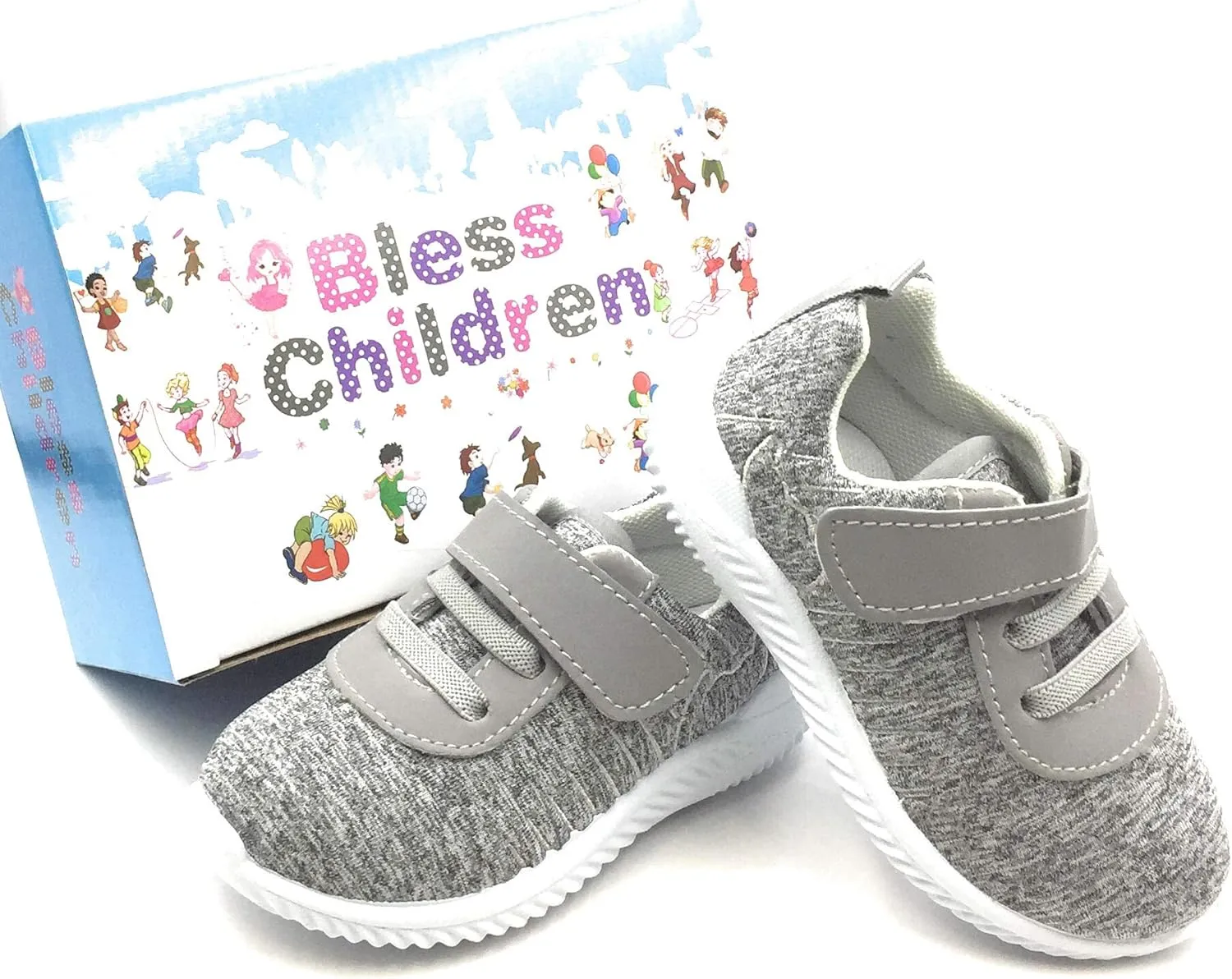 Toddler Sneakers for Boys and Girls, Lightweight Breathable Running Shoes, Non-Slip Walking Shoes for Baby/Little Kids